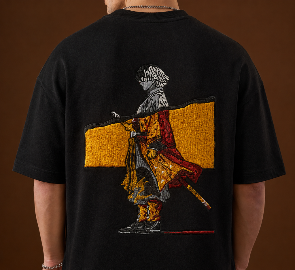 Zenitsu Thunder Breathing Oversized T-Shirt