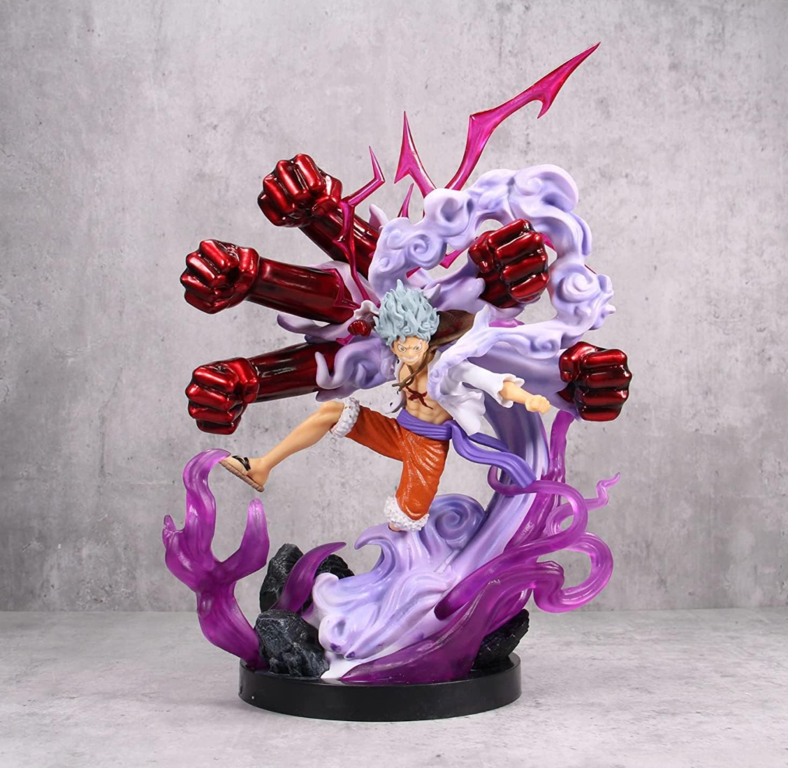 Onepiece Anime Luffy Gear 5 Sun God Nika Action Figure - 24cm