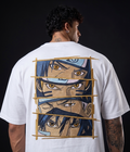 Naruto Rivalry Embroidered Oversized T-Shirt