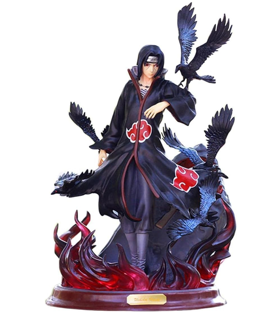 Naruto Uchiha Itachi Action Figure with Crow - Two Face (24 cm)
