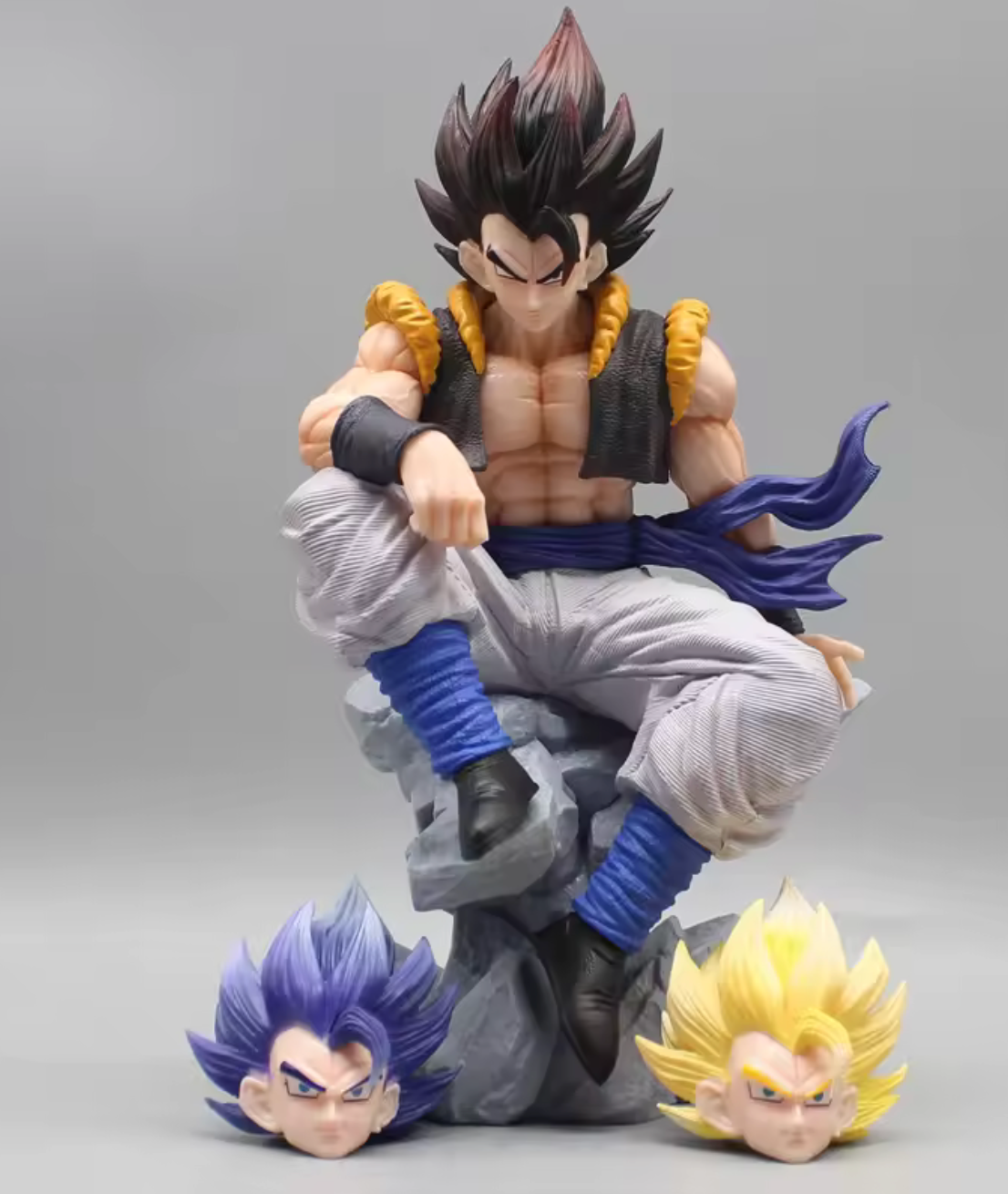 Dragon Ball Z Gogeta Action Figure with 2 Detachable Heads - 23cm