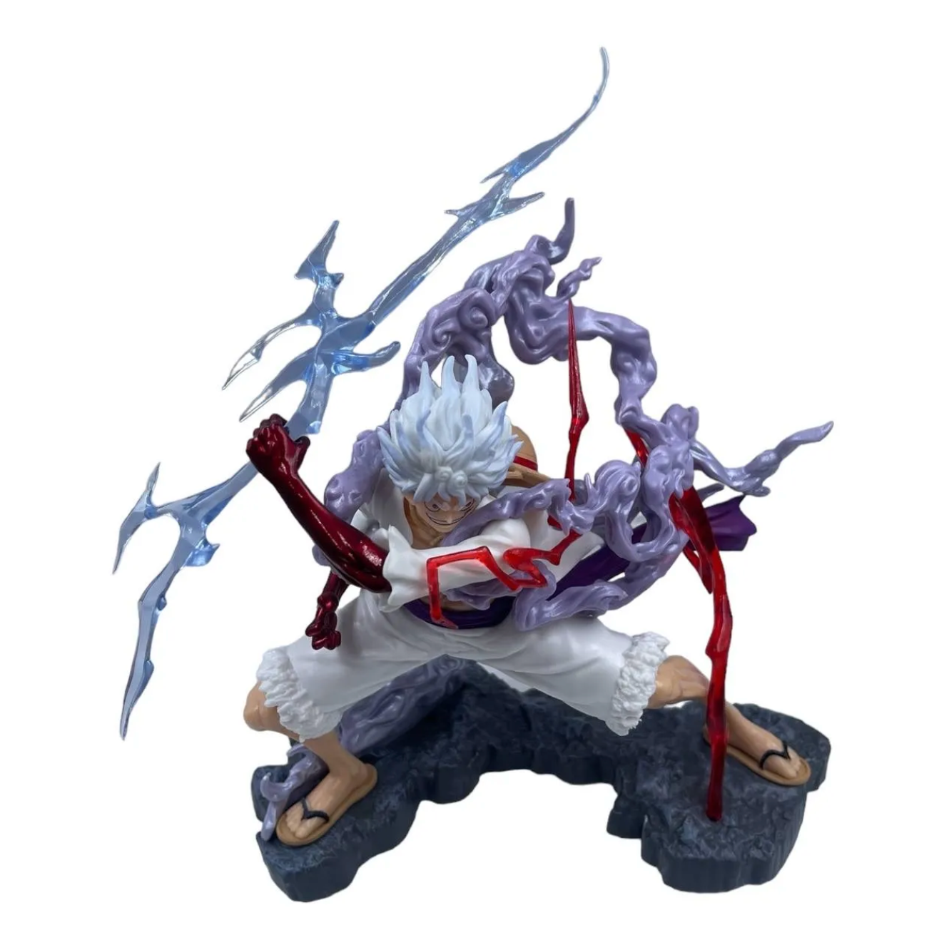 Luffy Gear 5 "Sun God Nika with Thunder Sword Action Figure | Massive 23 cm One Piece