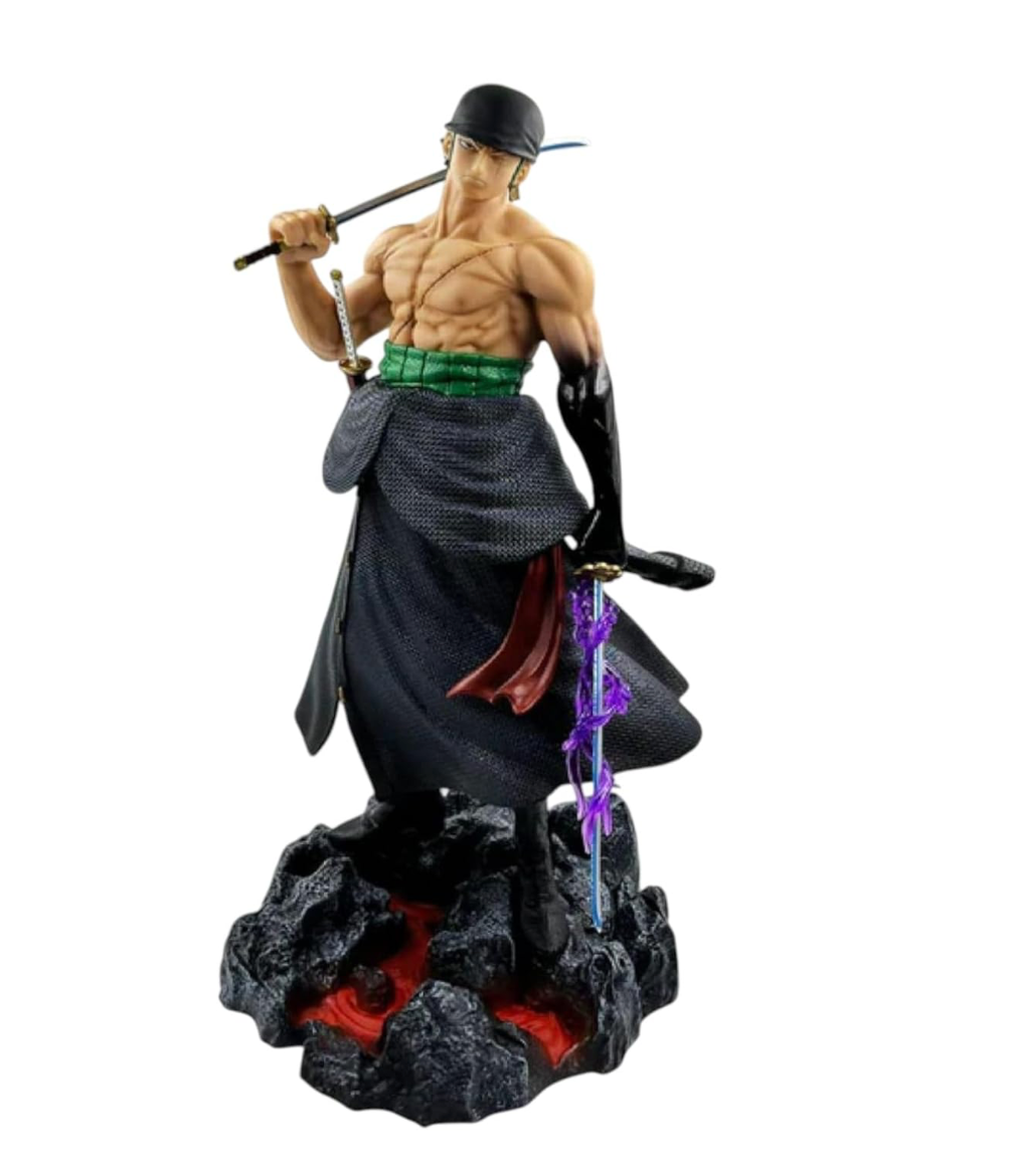 Roronoa Zoro Action Figure 28 cm One Piece Anime PVC ABS Resin Collectible Statue