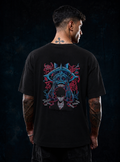 The Shadow Monarch - Solo Leveling Embroidered Oversized T-Shirt