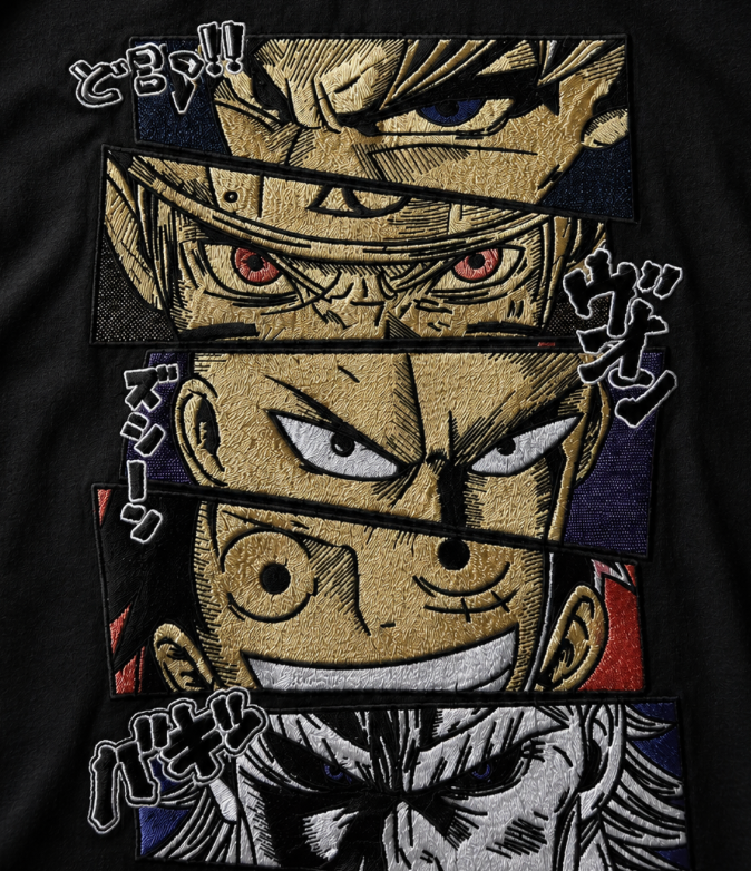 Anime Legends Oversized Embroidered T-Shirt