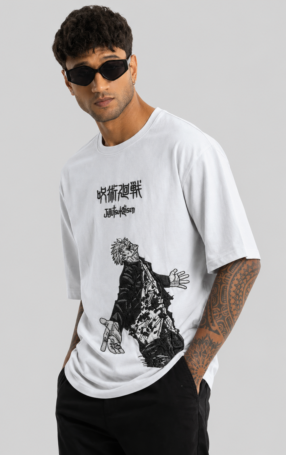 The Honoured One - Jujutsu Kaisen Embroidery T-Shirt